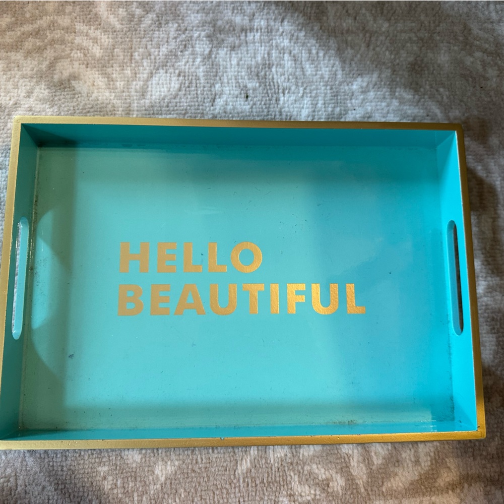 Hello Beautiful Makeup Tray